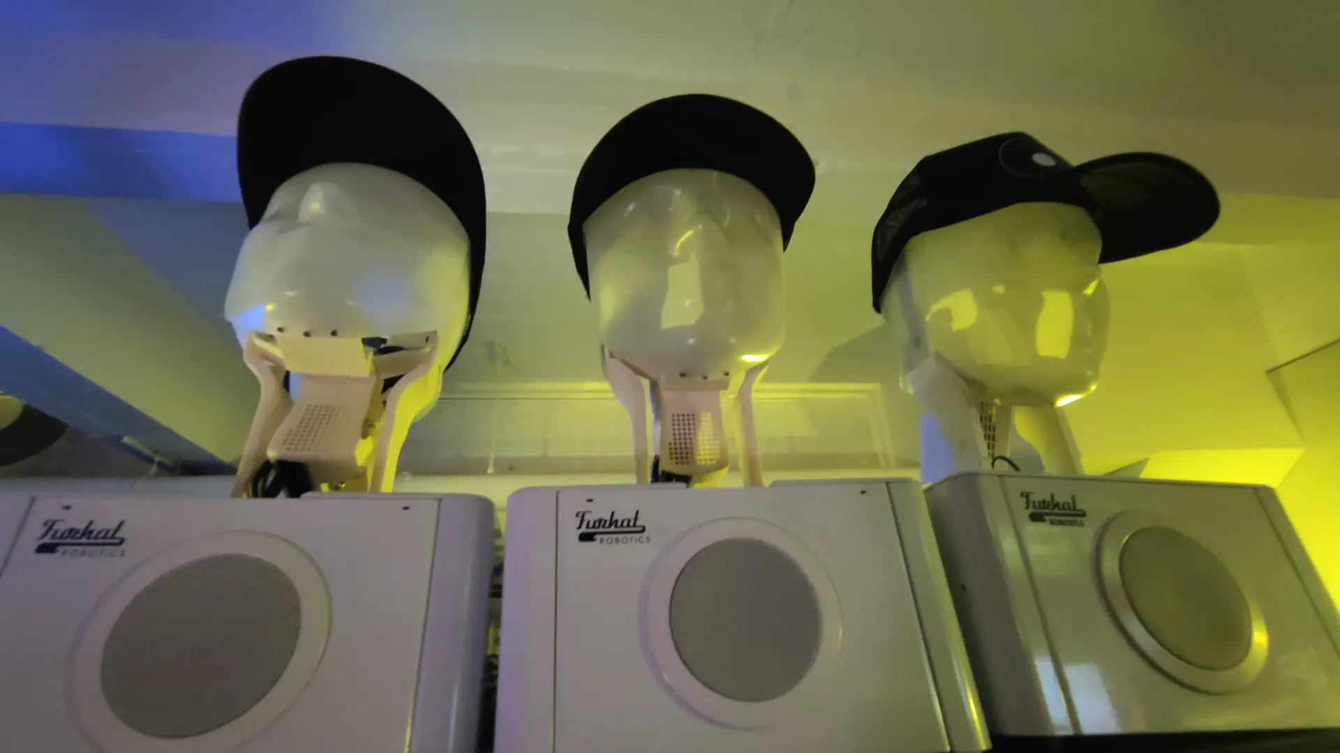 Three Robot Faces